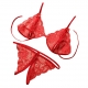 Dámsky erotický set Open Lace Set Red