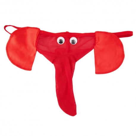 Pánske párty tangá sloník Elephant Red