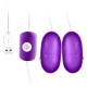 Mizzz 2 eggs USB Purple Dve vibračné vajíčka