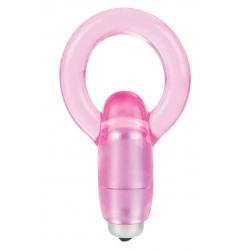 First Time Pink Vibračný krúžok na penis
