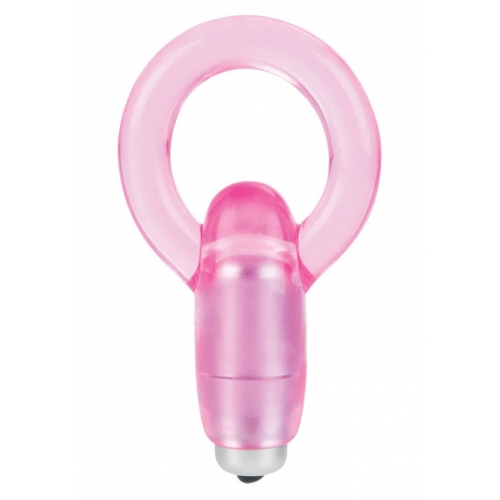 First Time Pink Vibračný krúžok na penis