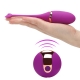 Jumping Fish Purple USB stimulátor s diaľkový ovládaním