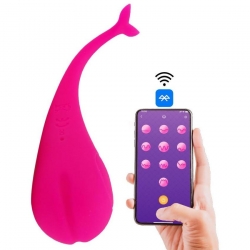 APP Pink Whale - stimulátor s bluetooth