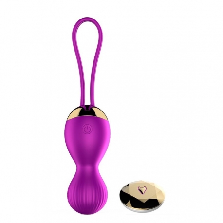 Kegel Balls Purple nabíjateľné vibračné guličky