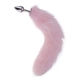 Análny kolík s chvostom Fox Tail Pink