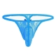 Lace Men Mini Panties Blue pánske čipkované tangá