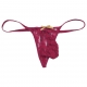 Lace Men Mini Panties Red pánske čipkované tangá
