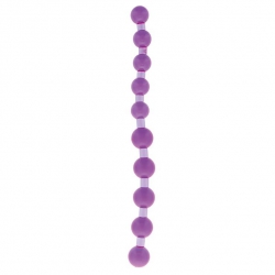 Análna guličková reťaz Jumbo Jelly Thai Beads Purple