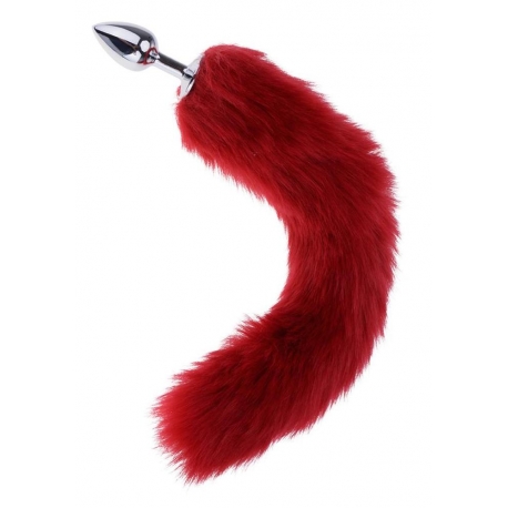Análny kolík s chvostom Fox Tail Red
