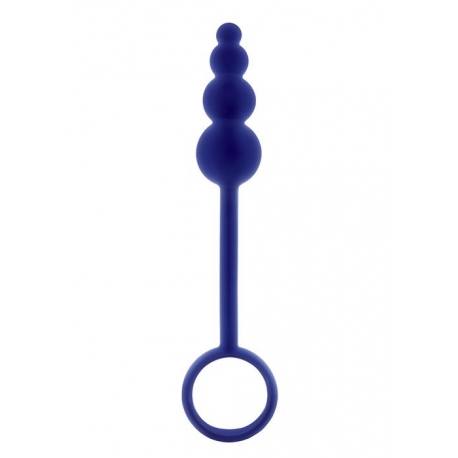 Análny kolík s krúžkom Ripcord plug & ring Blue