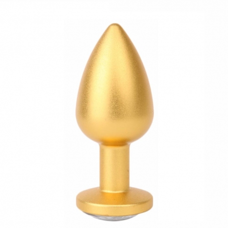Análny kolík Gold S Jeweled Aluminium Anal Plug
