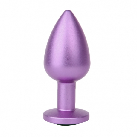 Análny kolík Purple S Jeweled Aluminium Anal Plug
