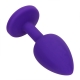 Análny kolík s ozdobou Purple Rose Anal Plug