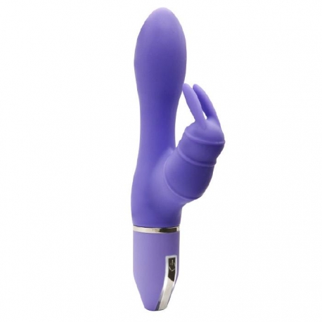Luxusný vibrátor so zajačikom Deluxe Vibe Rabbit Purple