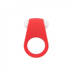 Vibračný krúžok na penis Lit-Up Silicone Ring 1 Red