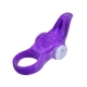 Vibračný krúžok na penis HaoQi Vibrating Ring Purple