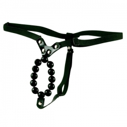 Nohavičky s krúžkom Lover´s Thong With Stroker Beads