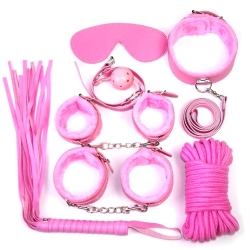 BDSM sada pomôcok Fetish Kit Pink