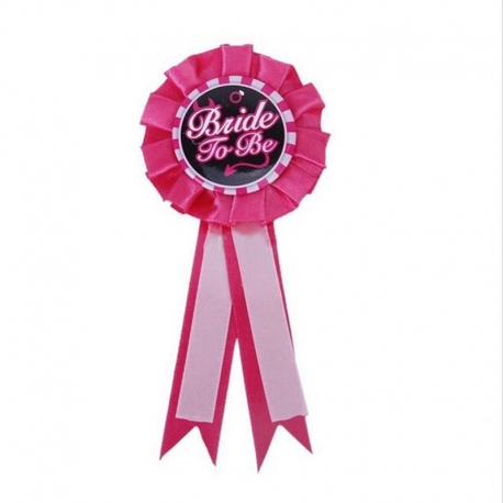 Odznak pre nevestu Bride To Be Pink